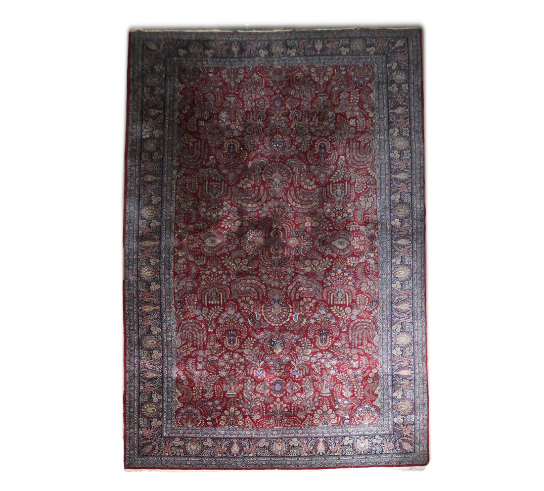 ROOM SIZED ORIENTAL STYLE RUG 20TH C. (1 of 13)