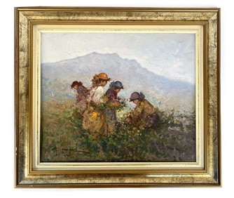 ATTR. ANTONIO PECORARO IMPRESSIONIST O/C