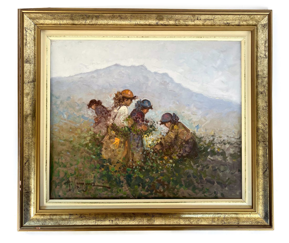 ATTR. ANTONIO PECORARO IMPRESSIONIST O/C (1 of 6)