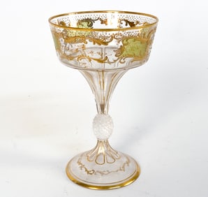 ANTIQUE VENITIAN GLASS GOBLET