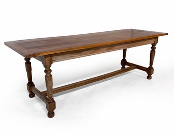 FRENCH OAK RUSTIC FARM DINING TABLE