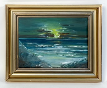 SEASCAPE PAINTING OIL ON CANVAS
