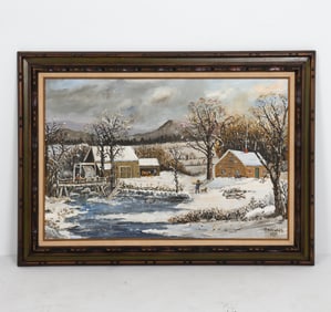 J. H. FOWLER (20TH C.) LANDSCAPE O/C
