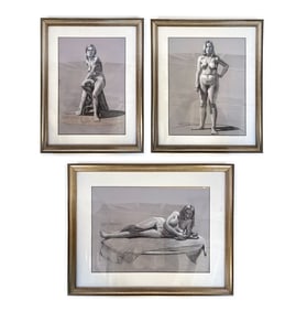 (3) ROBERT G. BOWEN JR. NUDE STUDIES