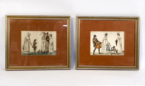 (2) LOUIS-MARIE LANTE ETCHINGS