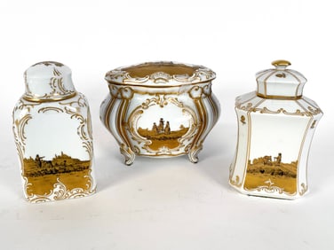 ROSENTHAL PORCELAIN DRESSER JAR GROUPING