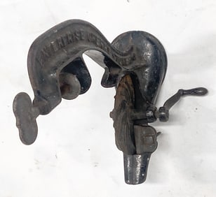 ANTIQUE CHERRY STONE ENTERPRISE CAST IRON PITTER
