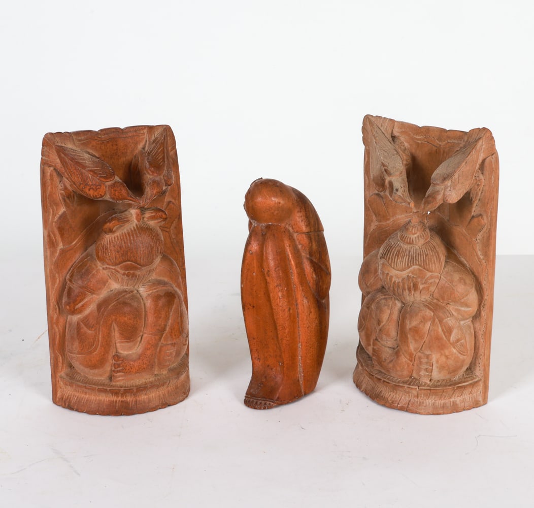 WOODEN CARVING GROUPING (1 of 11)