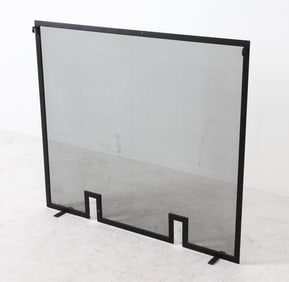 IRON FIREPLACE SCREEN