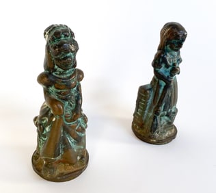 VINTAGE METAL CINDERELLA FIGURES