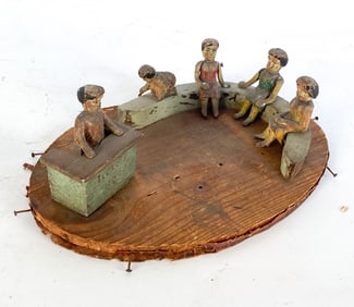 ANTIQUE WOODEN CARVED TOY