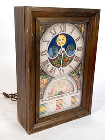 VINTAGE MECHTRONICS PLANTER'S MANTLE CLOCK