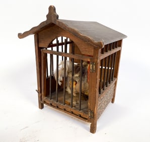 ANTIQUE GEMRAN CHICKEN SQUEAK TOY