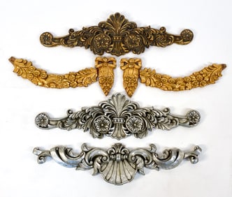 DECORATIVE WOOD & GESSO GROUPING