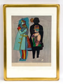 RICHARD LINDNER (1901-1978) LITHOGRAPH