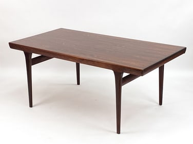 I. B. KOFOD LARSEN DANISH ROSEWOOD DINING TABLE