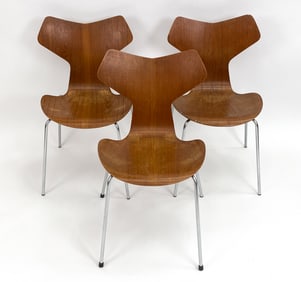 FRITZ HANSEN MODEL '3103' TEAK CHAIRS