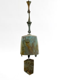 PAOLO SOLERI FOR COSANTI BRONZE WIND CHIME BELL