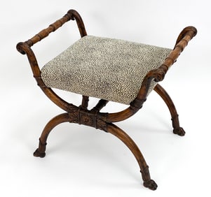 NEOCLASSICAL STYLE CERULE BENCH