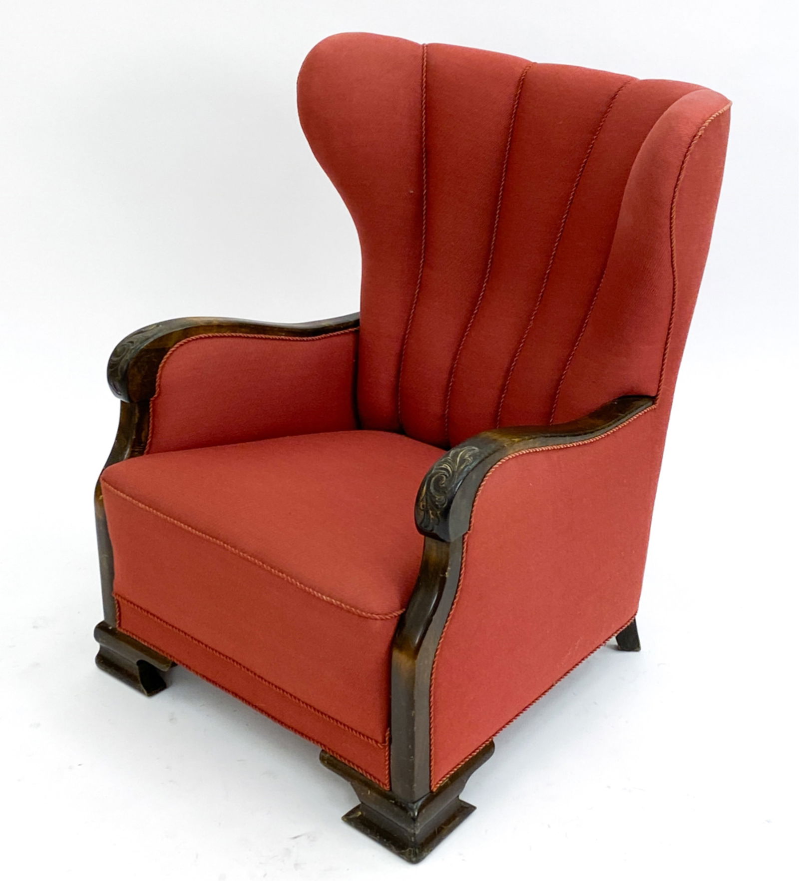 DANISH ART DECO STYLE EASY CHAIR CIRCA 1960'S (1 of 13)