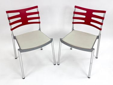 PAIR OF 'ICE' CHAIRS BY SALTO FOR FRITZ HANSEN