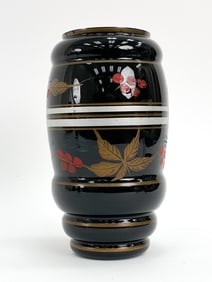 DUTCH ART DECO ART GLASS VASE C. 1930'S