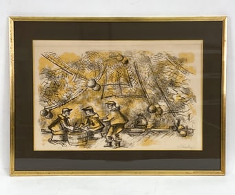 CHAIM GROSS (1904-1991) SILKSCREEN ON PAPER