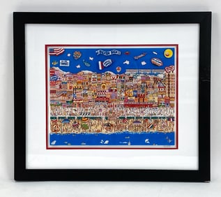 AL SCHREIBER (NEW YORK, B.1929) MIXED MEDIA PRINT