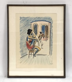 20TH C. LITHOGRAPH PRINT