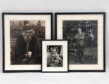 (3) VINTAGE BLACK & WHITE PHOTO PRINTS