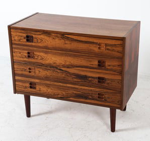 DANISH ROSEWOOD CHEST OF DRAWERS BY BROUER