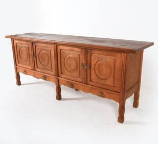 KJAERNULF STYLE DANISH OAK SIDEBOARD C. 1970S