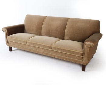 MID-CENTURY DANISH MOHAIR SOFA C. 1960S