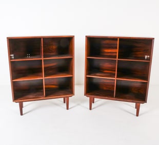 PAIR OF DANISH ROSEWOOD BOOKCASES C. 1960S