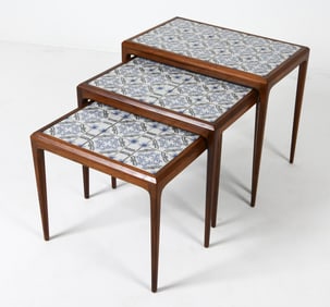 JOHANNES ANDERSEN DANISH ROSEWOOD NESTING TABLES
