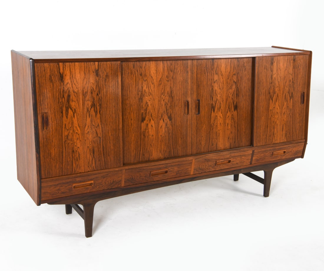 ATTR. BORGE SEINDAL DANISH ROSEWOOD SIDEBOARD (1 of 18)