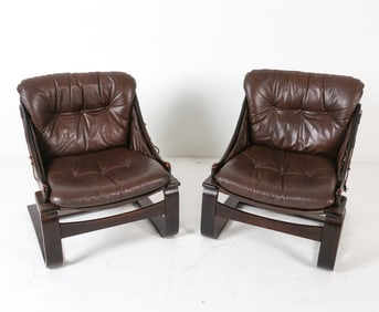 (2) 'KRONA' CHAIRS BY AKE FRIBYTITTER FOR NELO