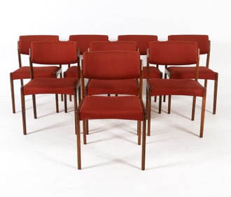 (8) H. W. KLEIN DANISH ROSEWOOD DINING CHAIRS