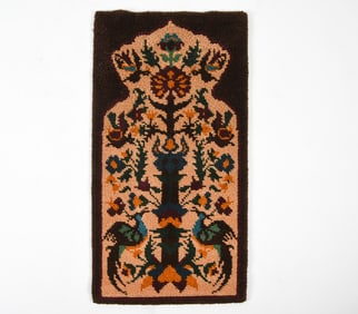 DANISH WOOL PICTORIAL RUG C. 1970S
