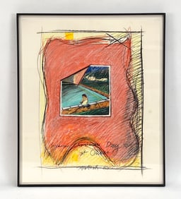 CONTEMPORARY ABSTRACT PASTEL ON PAPER
