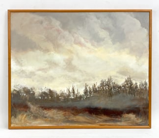 HANK LAVENTHOL (1927-2001) 'MISTY WOODLAND' O/C
