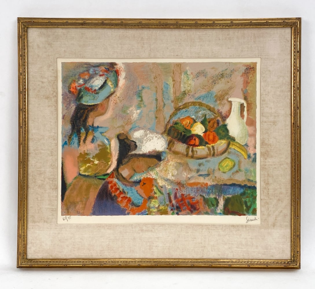 IMPRESSIONIST STILL LIFE SILKSCREEN (1 of 6)