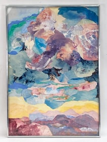 DIANNE NELSON ABSTRACT WATERCOLOR