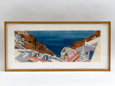 SUSAN SHATTER (1943-2011) 'TERRACE TILT' MONOTYPE