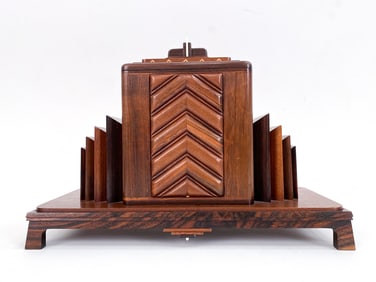 STEVE MADSEN ROSEWOOD SCULPTURE BOX 1979