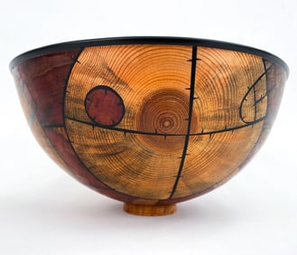 GIANFRANCO ANGELINO TURNED WOOD BOWL