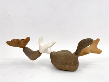 BRAD MILLER ABSTRACT CERAMIC SCULPTURE