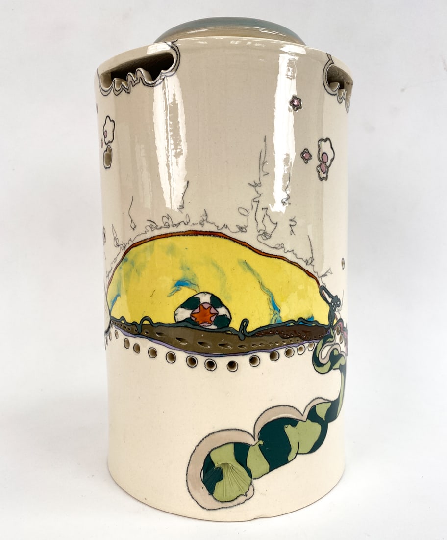 ROBERT PALUSKY STUDIO ART POTTERY VASE (1 of 9)