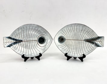 LAGARDO TACKETT & KENJI FUJITA CERAMIC FISH DISHES