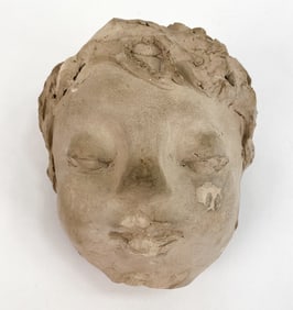 LORRIE GOULET (1925-2021) MOLDED CLAY FACE